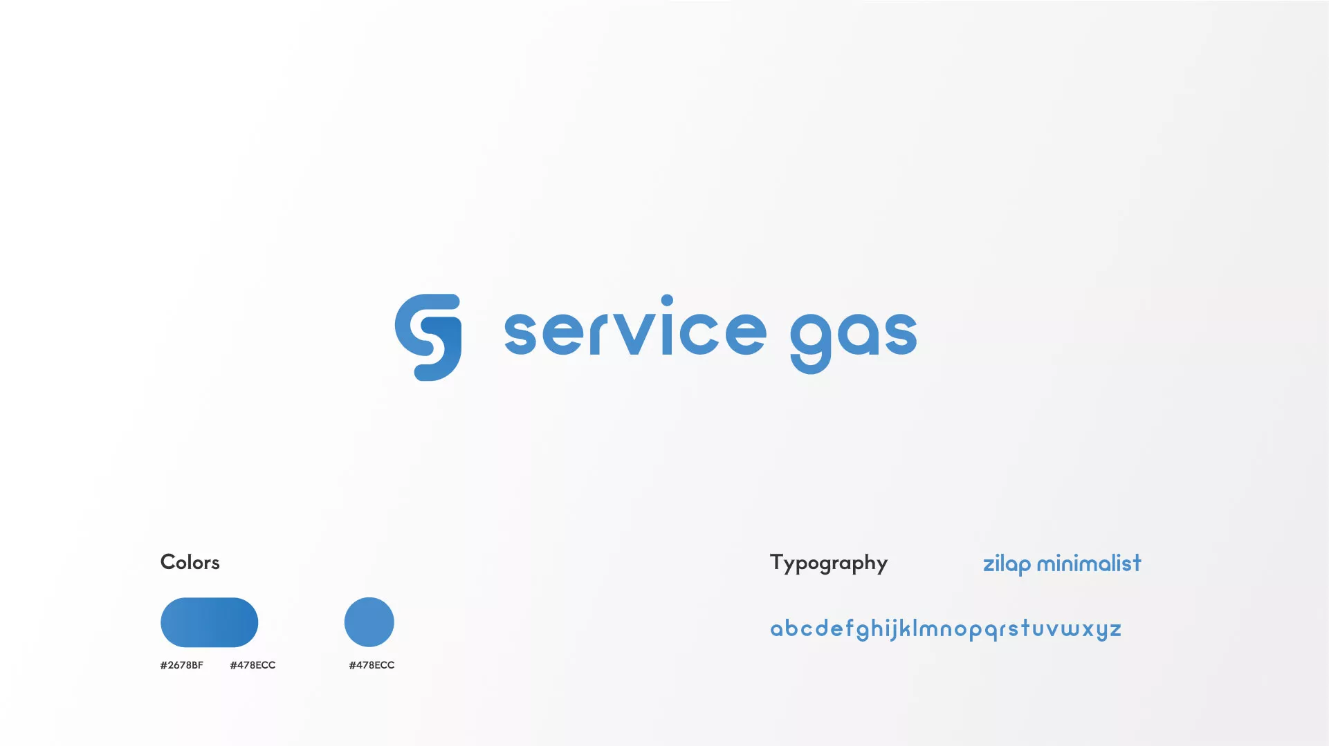 Разработка логотипа газовой компании «Сервис газ» в Югорске