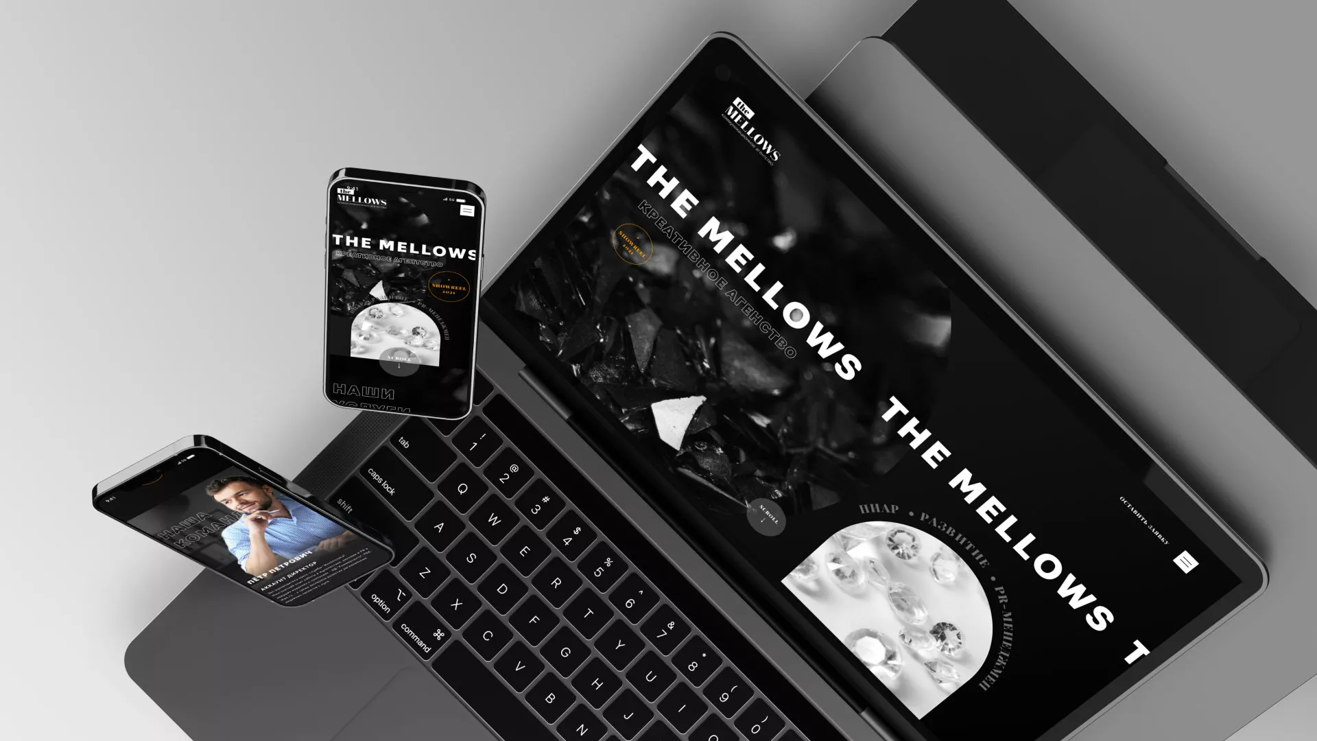 Разработка сайта креативного агентства «The Mellows» в Югорске